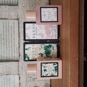Gucci Bloom EDT Mini Perfume Travel Bundle Set Lot Fragrance